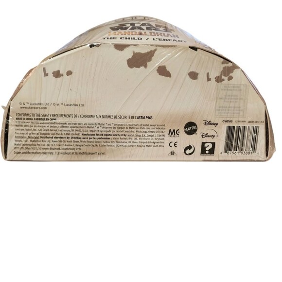 Star Wars Mandalorian The Child Baby Yoda Grogu 11 in Figure Plush Toy Green - Picture 9 of 10